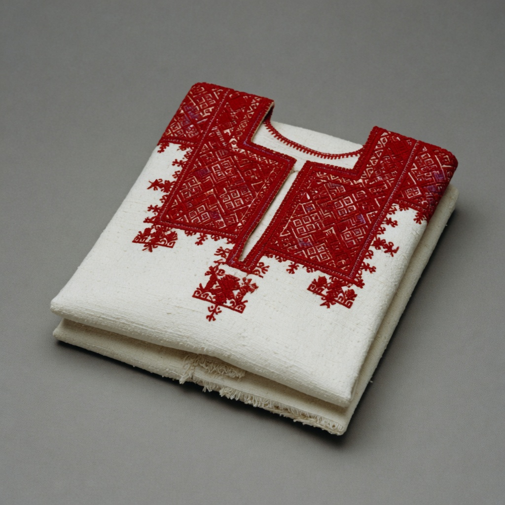 Huipil, costume textile reconstitué, étude de matière